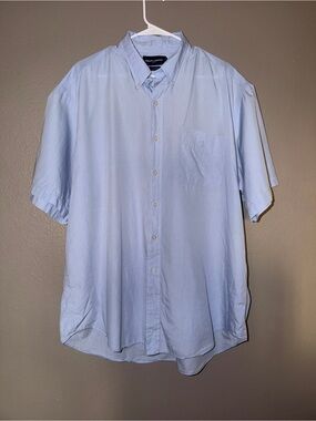 Ralph Lauren Pale Blue Short Sleeve Button-Down Shirt